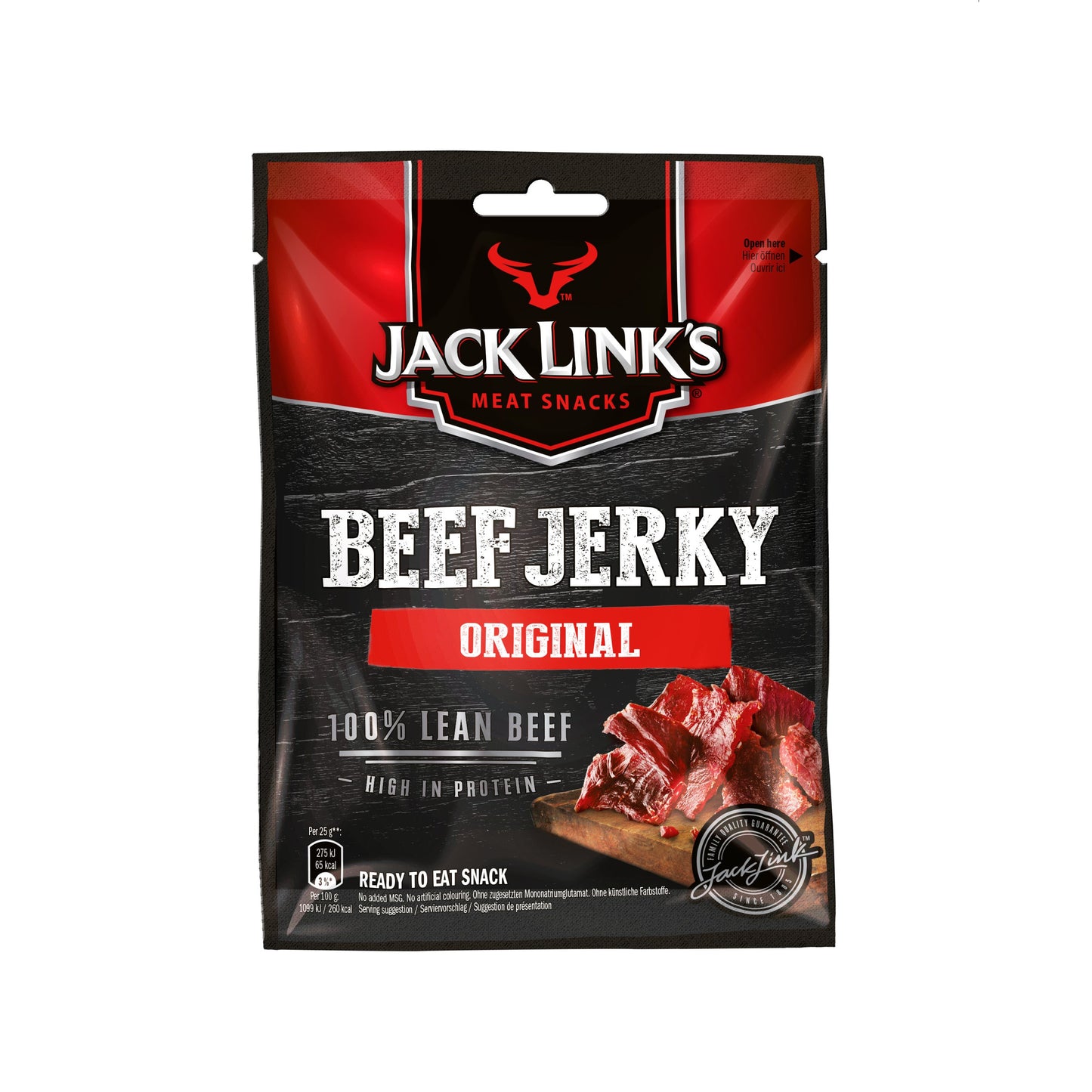 Jack Link's Beef Jerky Original (12 x 25g) - AmerikaanseGroothandel.nl