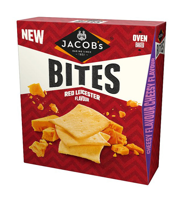 Jacobs Bites Red Leicester (10 x 125g)