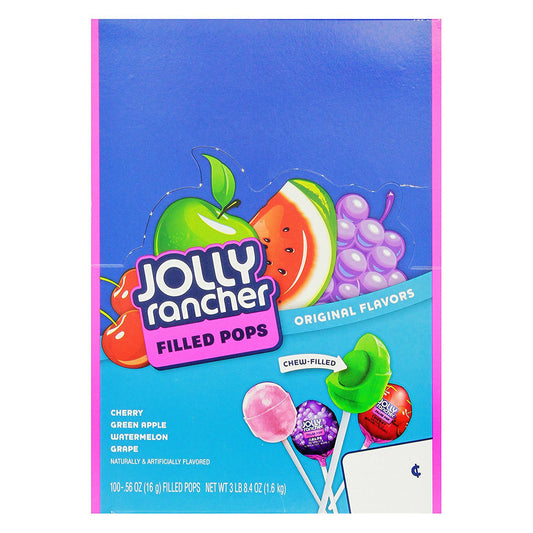 Jolly Rancher Filled Pops (100 x 16g) - AmerikaanseGroothandel