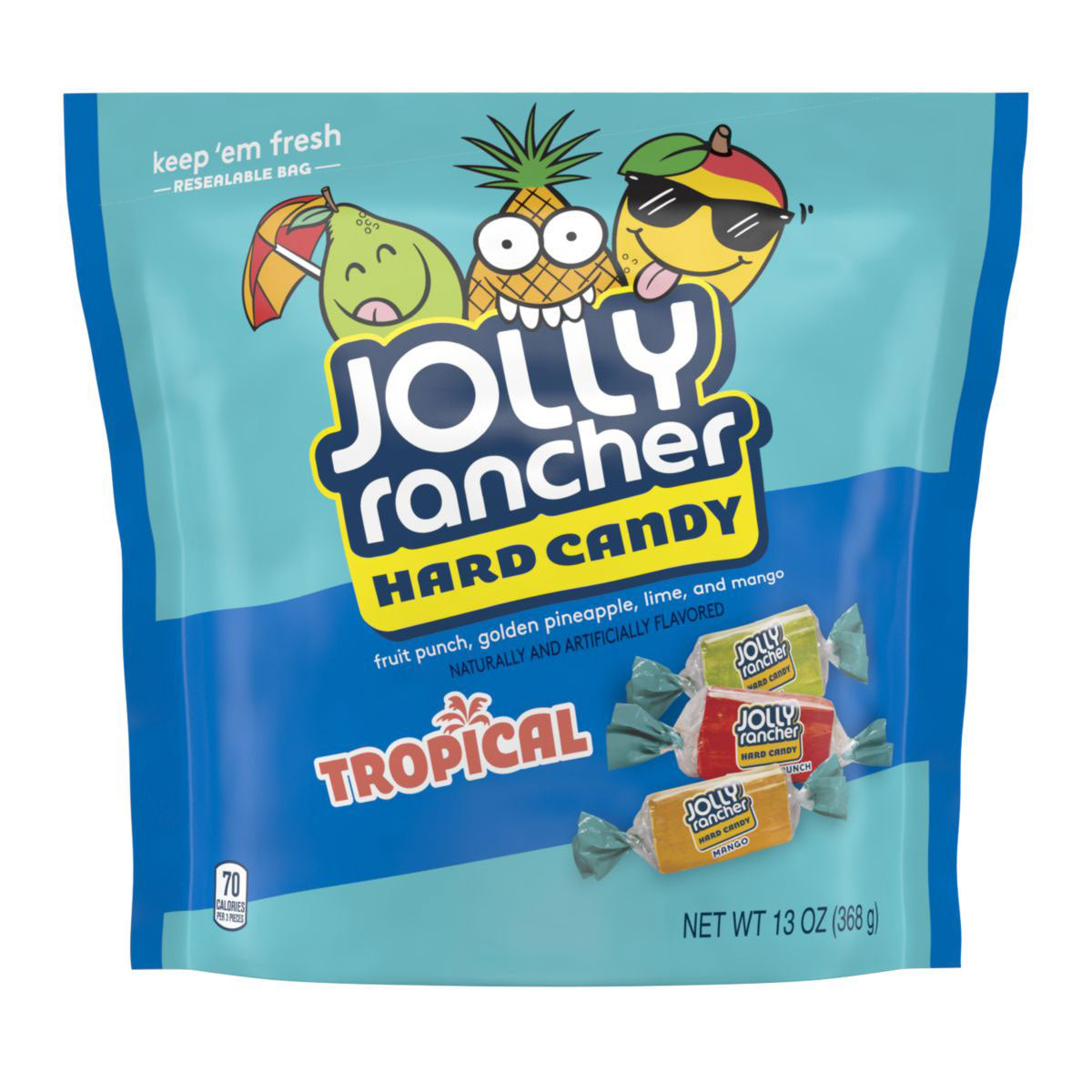 Jolly Rancher Hard Candy Tropical (8 x 369g) - AmerikaanseGroothandel