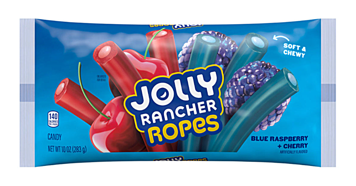 Jolly Rancher Ropes Blue Raspberry & Cherry