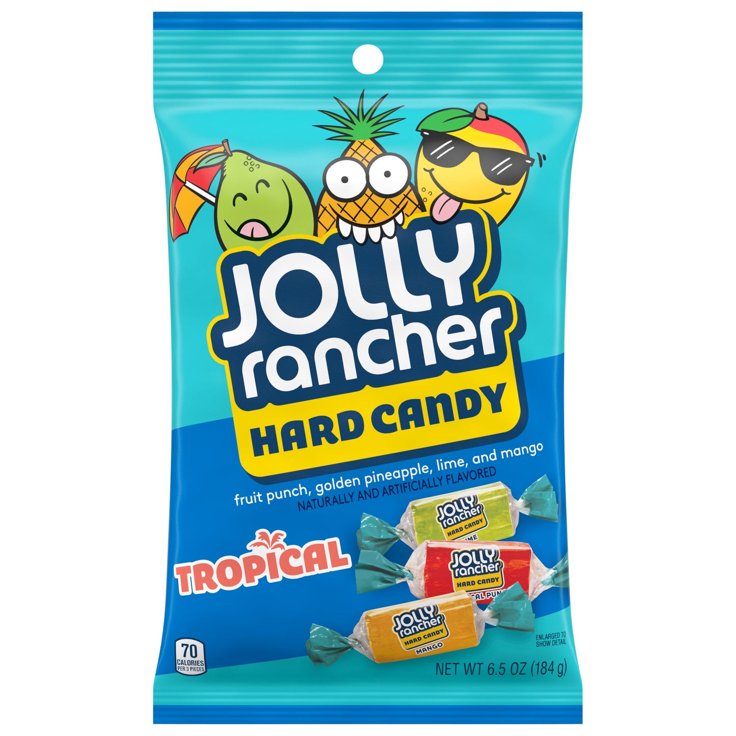 Jolly Rancher Hard Candy Tropical (12 x 184g) - AmerikaanseGroothandel