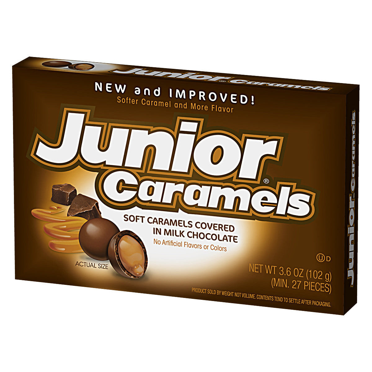 Junior Caramels (12 x 102g) - AmerikaanseGroothandel