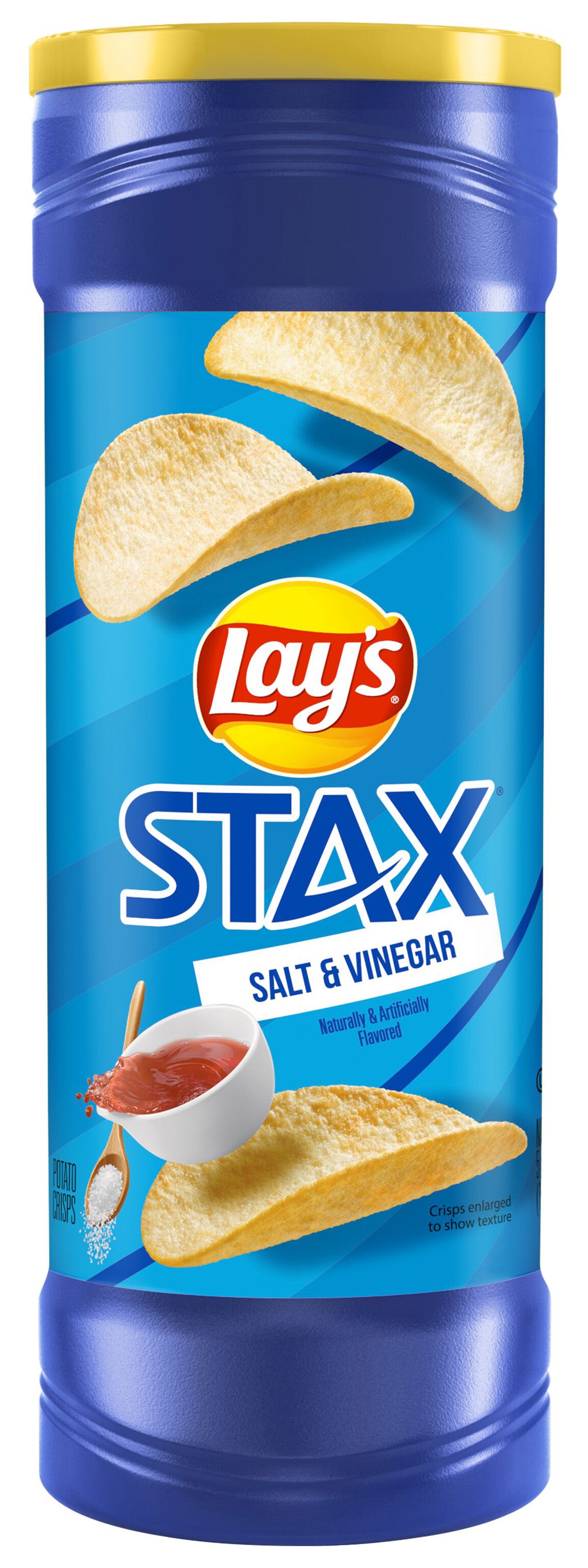 Lay's Stax Salt & Vinegar (11 x 156g) - AmerikaanseGroothandel