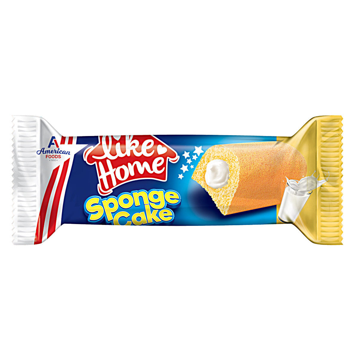 Like Home Sponge Cake Vanilla (24 x 40g) - AmerikaanseGroothandel.nl