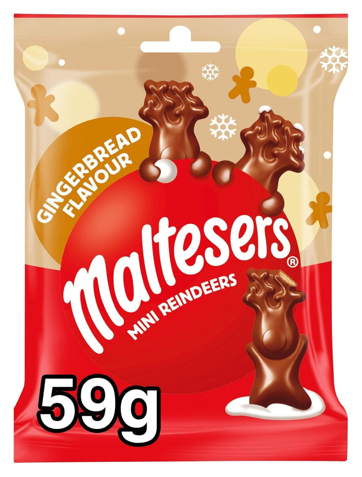 Maltesers Mini Reindeers Gingerbread (24 x 59g)