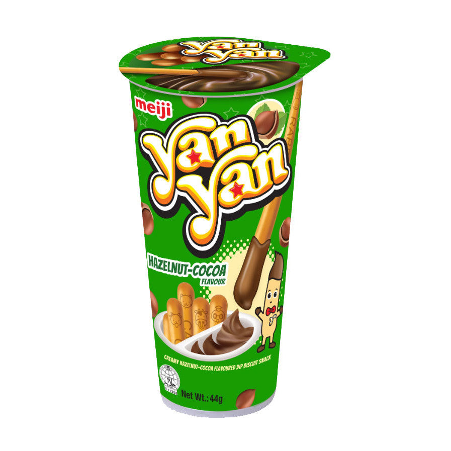 Meiji Yan Yan Hazelnut (10 x 44g) - AmerikaanseGroothandel.nl