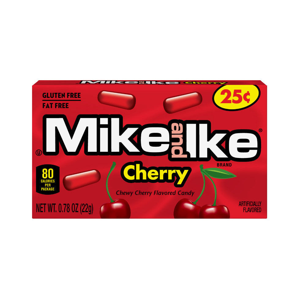 Mike and Ike Cherry Minis (24 x 22g) - AmerikaanseGroothandel