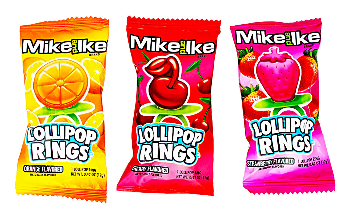 Mike and Ike Lollipop Rings