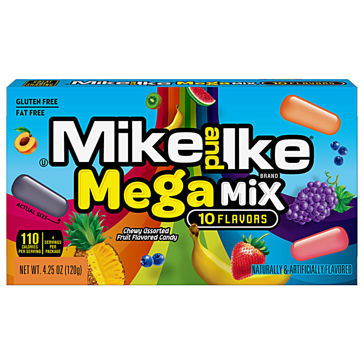 Mike and Ike Mega Mix (12 x 120g) - AmerikaanseGroothandel