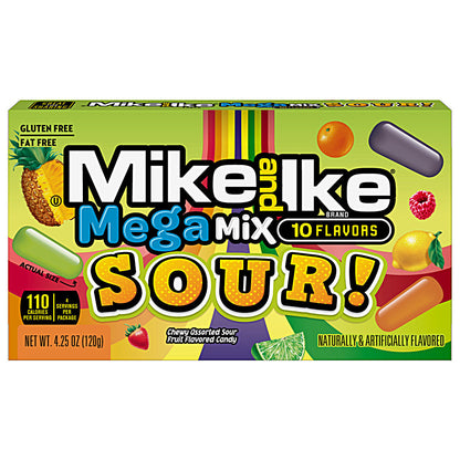 Mike and Ike Mega Mix Sour (12 x 120g) - AmerikaanseGroothandel