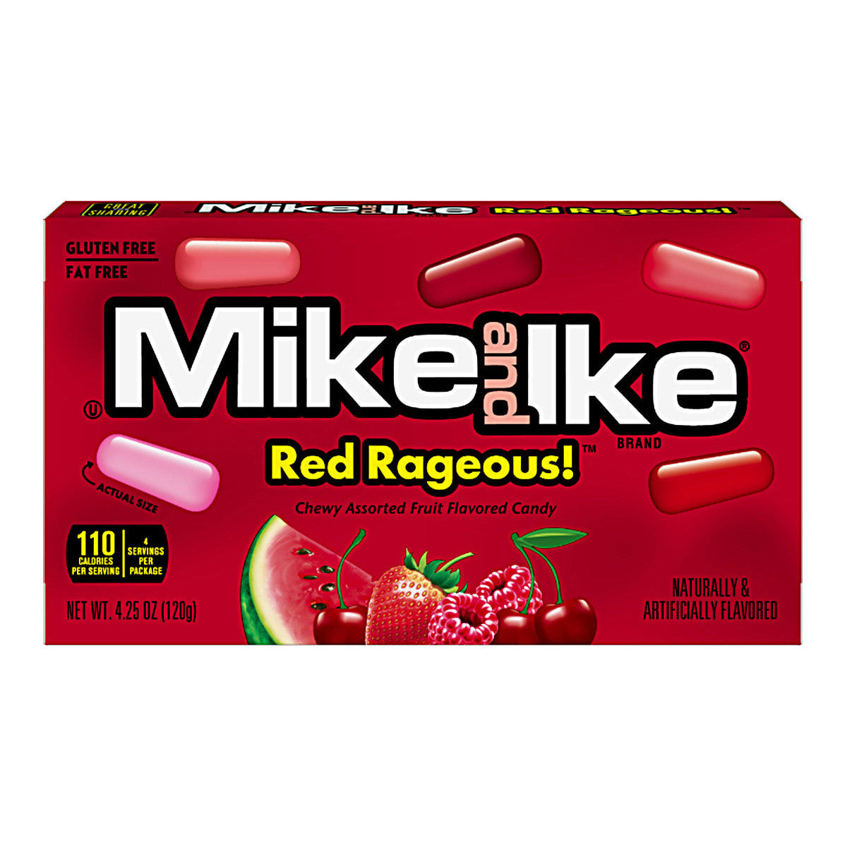 Mike and Ike RedRageous (12 x 120g) - AmerikaanseGroothandel