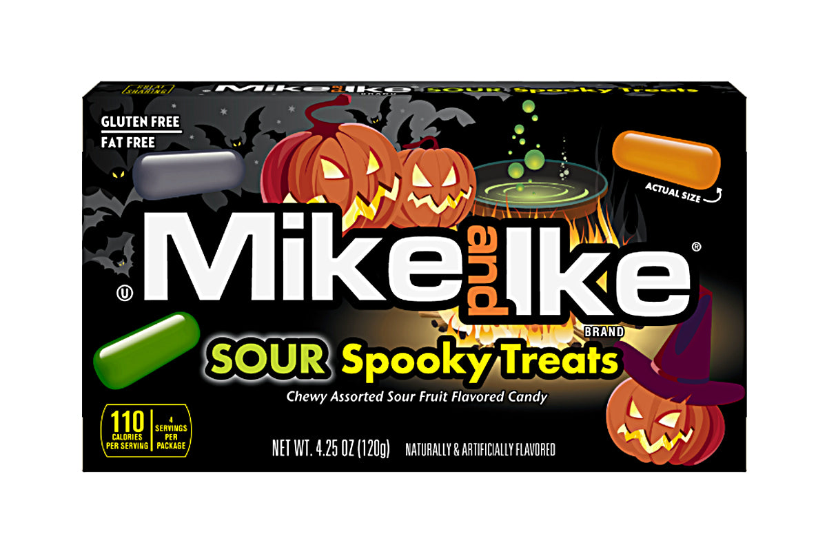 Mike and Ike Sour Spooky Treats (Enkele verpakking van 120g)