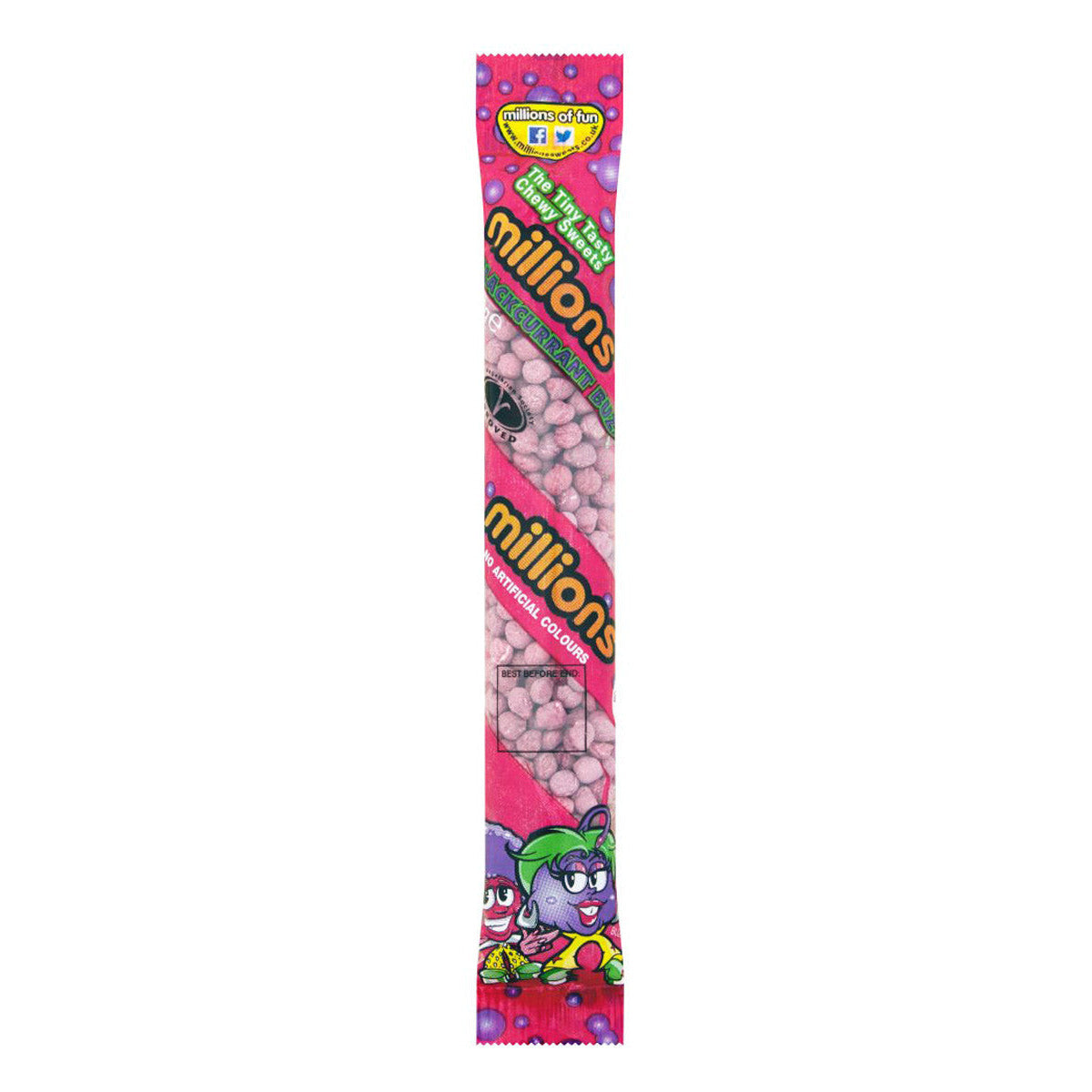 Millions Blackcurrant Tube (12 x 55g)