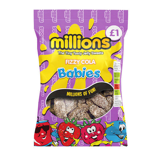 Millions Babies Fizzy Cola (12 x 120g) - AmerikaanseGroothandel