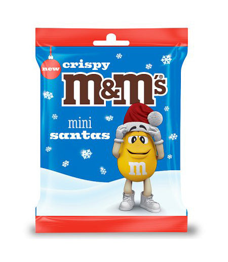 M&M's Crispy Mini Santas Clipstrip (24 x 55g)