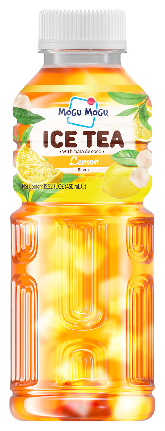 Mogu Mogu Nata De Coco Ice Tea Lemon (24 x 450ml) - AmerikaanseGroothandel