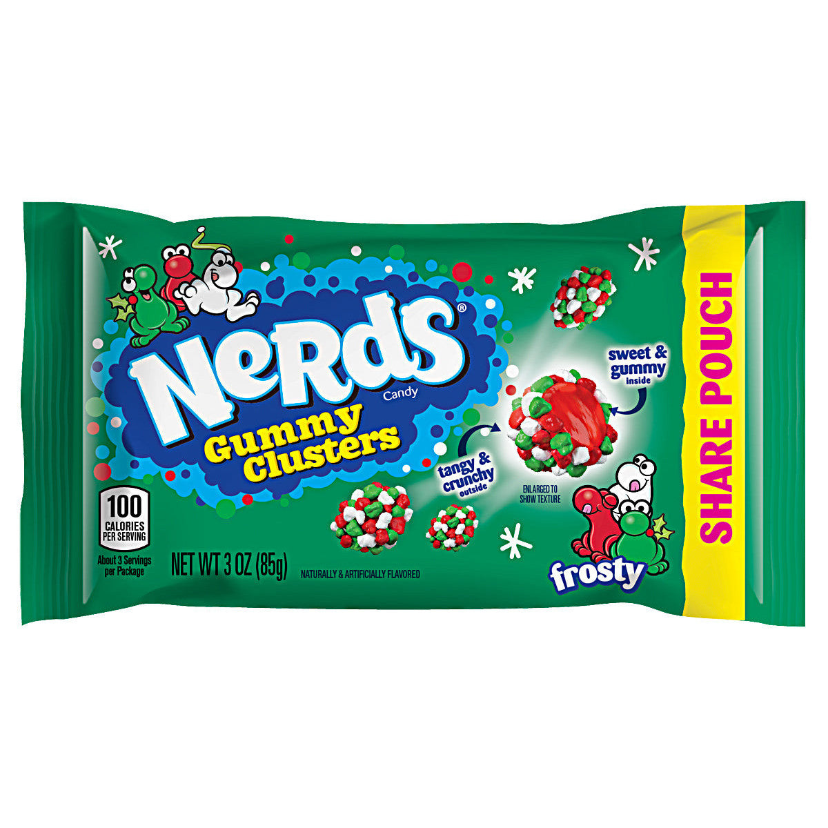 Nerds Gummy Clusters Frosty Share Pouch