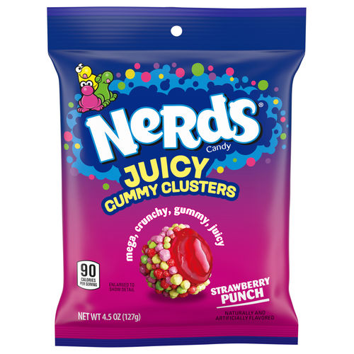 Nerds Juiced Gummy Clusters Strawberry Punch
