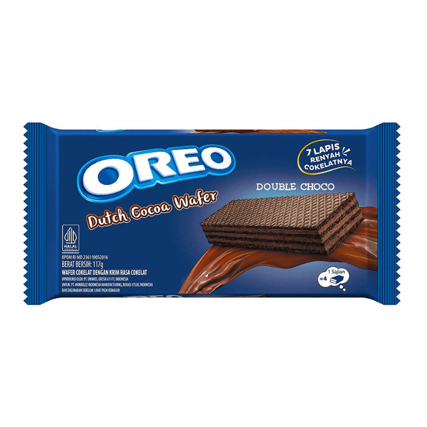 Oreo Wafer Double Choco (24 x 117g) - AmerikaanseGroothandel.nl