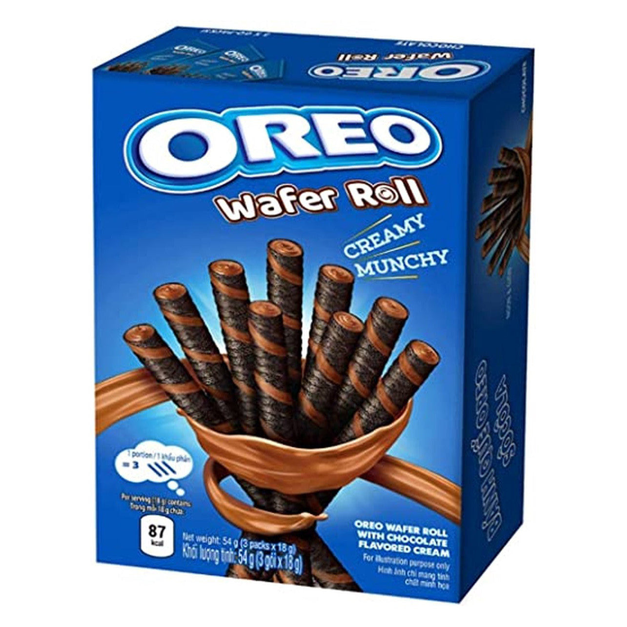 Oreo Wafer Roll Chocolate (20 x 54g) - AmerikaanseGroothandel