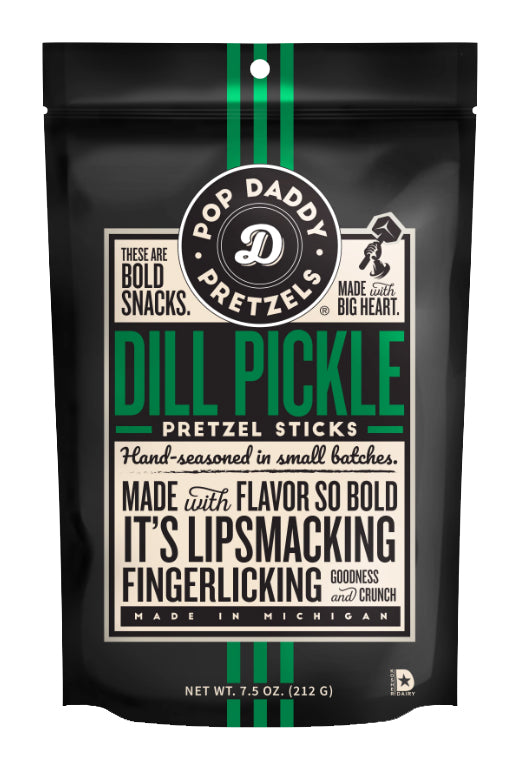 Pop Daddy Pretzels Dill Pickle