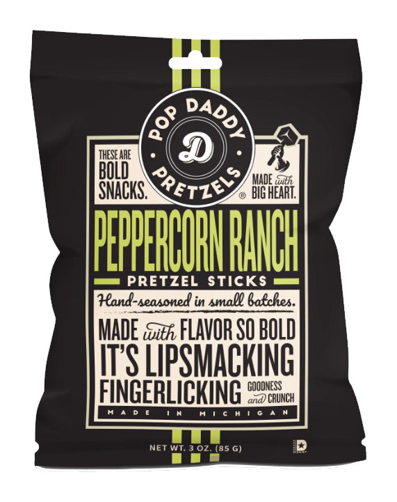 Pop Daddy Pretzels Peppercorn Ranch