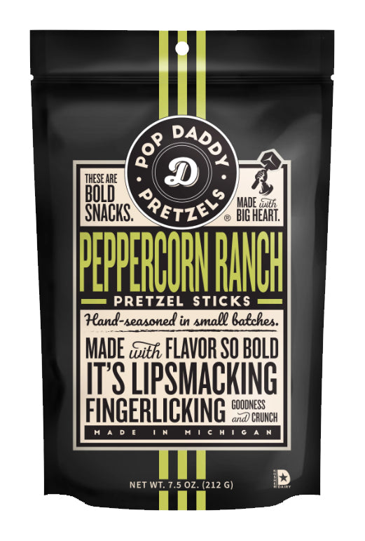 Pop Daddy Pretzels Peppercorn Ranch