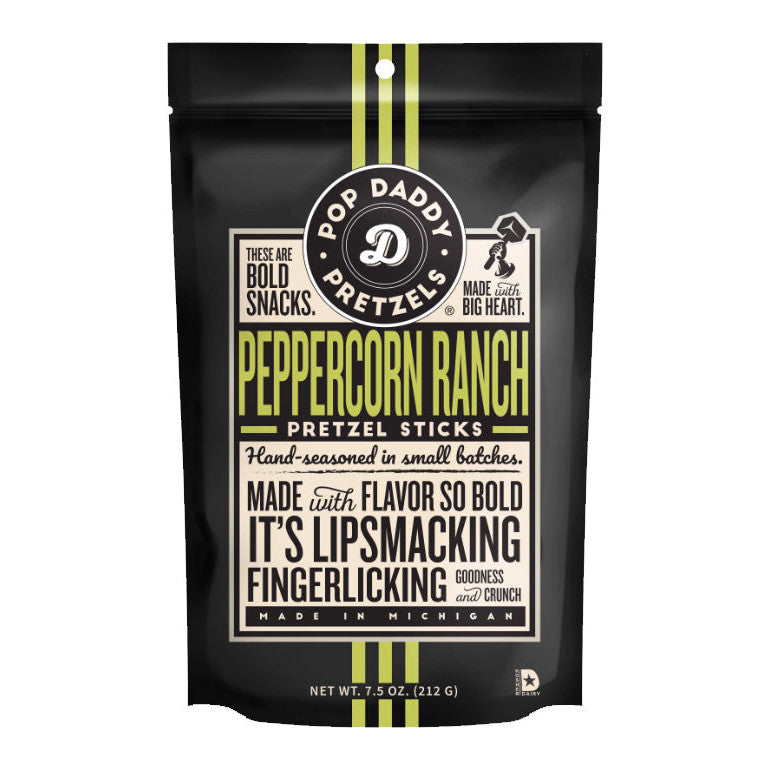 Pop Daddy Pretzels Peppercorn Ranch