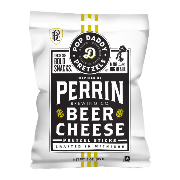 Pop Daddy Pretzels Perrin Beer Cheese (15 x 85g) - AmerikaanseGroothandel.nl