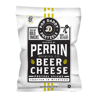 Pop Daddy Pretzels Perrin Beer Cheese (15 x 85g) - AmerikaanseGroothandel