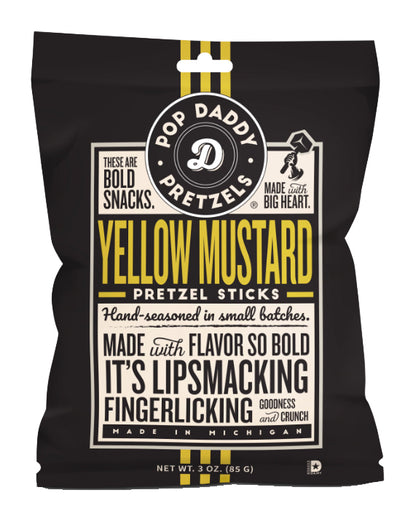 Pop Daddy Pretzels Yellow Mustard