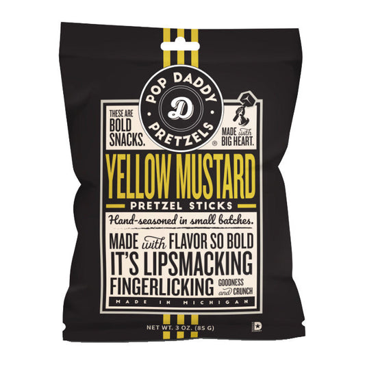 Pop Daddy Pretzels Yellow Mustard