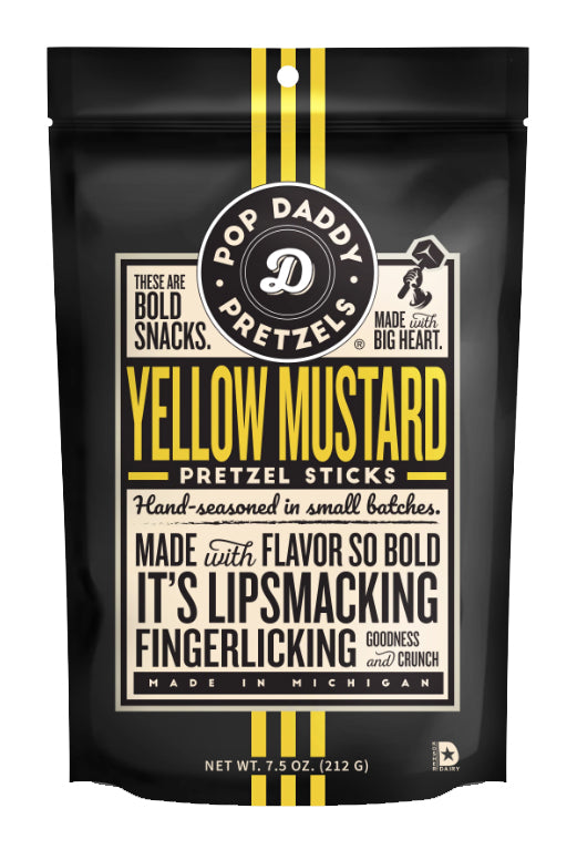 Pop Daddy Pretzels Yellow Mustard