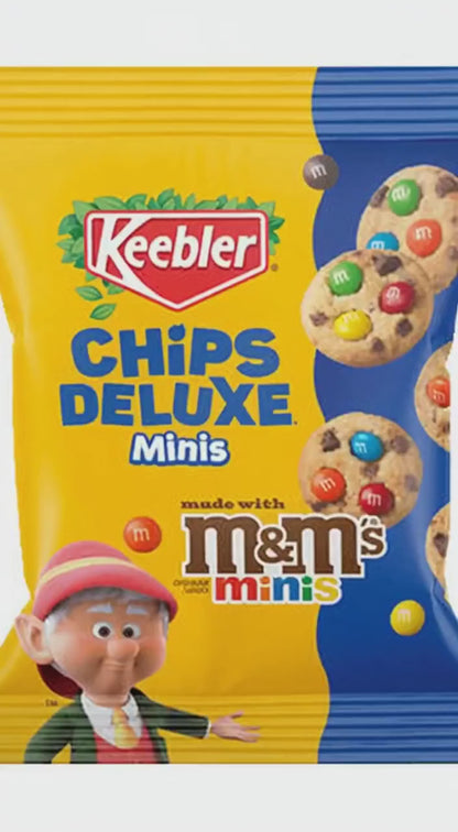 Keebler Chips Deluxe Minis Cookies with M&M's Minis (30 x 45g)