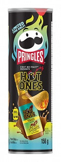 Pringles Hot Ones Los Calientes Verde (Einzelpackung mit 156g)