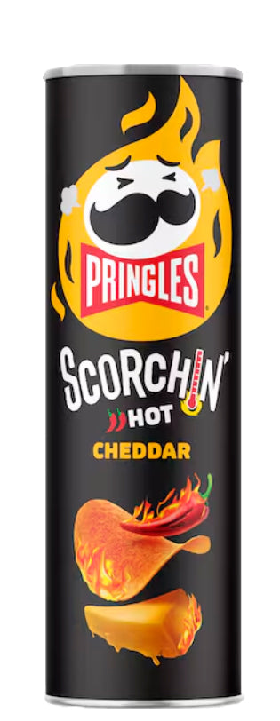 Pringles Scorchin' Cheddar