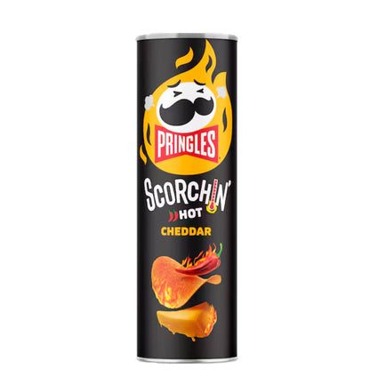 Pringles Scorchin' Cheddar (14 x 158g) - AmerikaanseGroothandel