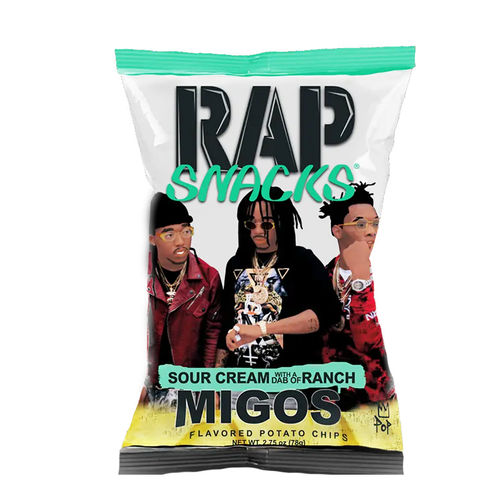 Rap Snacks Migos Sour Cream Ranch (12 x 71g) - AmerikaanseGroothandel