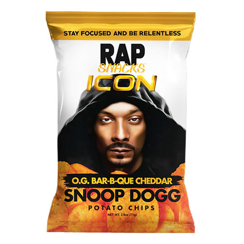 Rap Snacks Snoop Dogg O.G. Bar-B-Que Cheddar