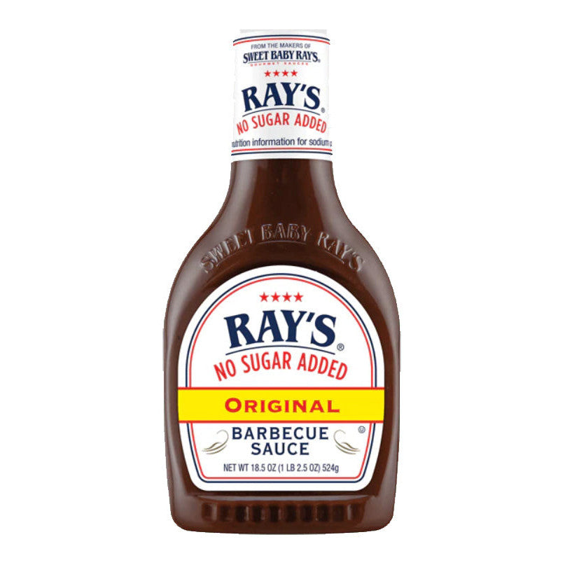 Ray's Barbecue Sauce Original No Sugar Added (Enkele verpakking van 524g)