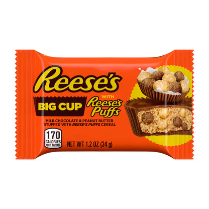 Reese's Peanut Butter Big Cup with Reese's Puffs (16 x 34g) - AmerikaanseGroothandel