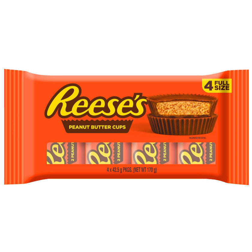 Reese's Peanut Butter Cups 4 Pack (24 x 170g) - AmerikaanseGroothandel