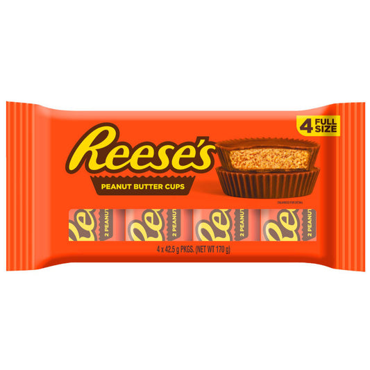 Reese's Peanut Butter Cups 4 Pack (24 x 170g)