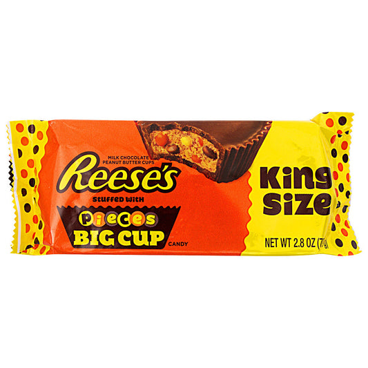 Reese's Peanut Butter Cups with Reese's Pieces King Size (16 x 79g) - AmerikaanseGroothandel.nl