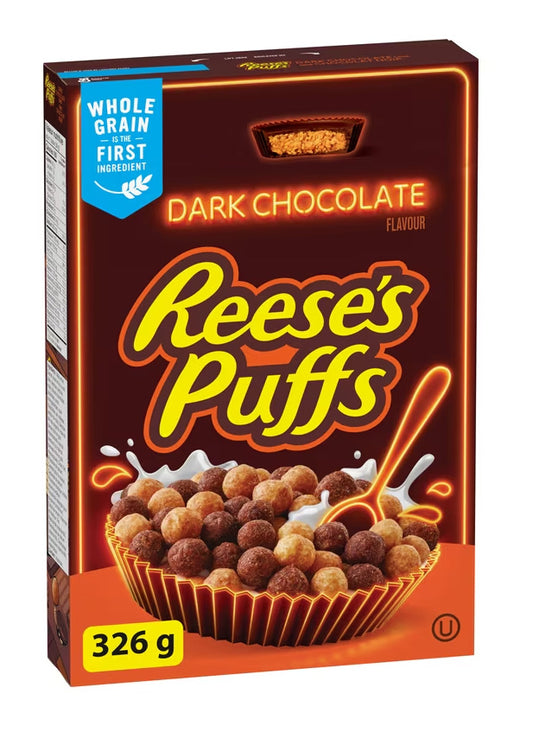 Reese's Puffs Dark Chocolate (12 x 326g) - AmerikaanseGroothandel