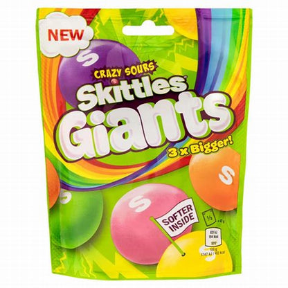 Skittles Giants Crazy Sours (15 x 132g) - AmerikaanseGroothandel