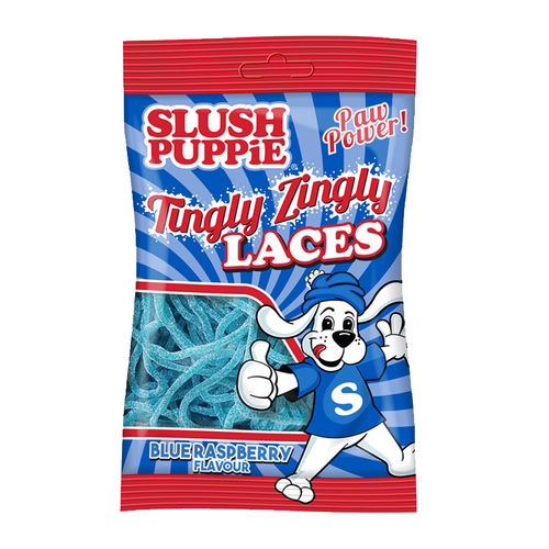 Slush Puppie Tingly Zingly Laces Blue Raspberry