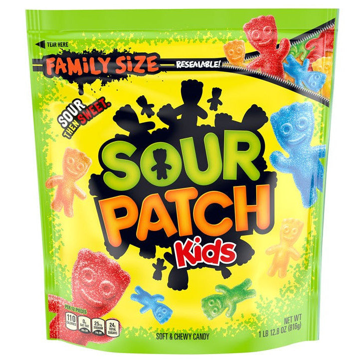 Sour Patch Kids Family Size (4 x 816g) - AmerikaanseGroothandel.nl