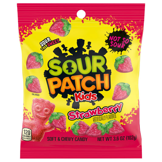 Sour Patch Kids Strawberry (12 x 102g) - AmerikaanseGroothandel.nl